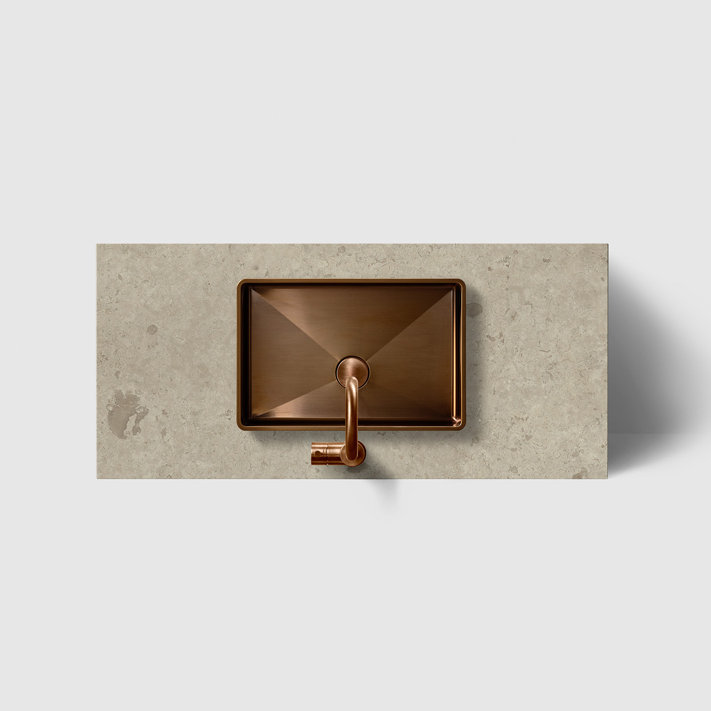 Tvättställsskåp Haven H2/80 med Stenskiva och Handfat